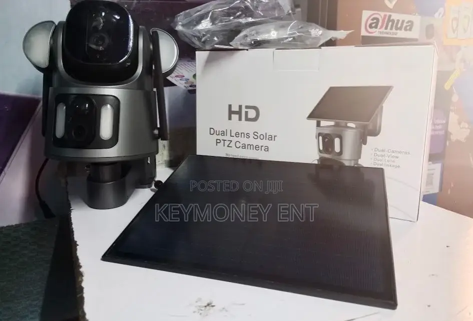 Quality 2MP Ubox 4G Solar PTZ Camera Ubox Solar Dual Lens