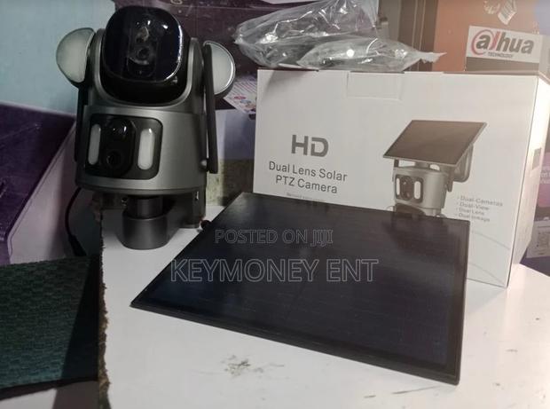 Dual Lens Solar PTZ Camera Ubox App 4g Wireless Ubox