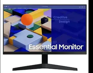 Samsung Essential 24" FHD Monitor, Black Color, Connectivity