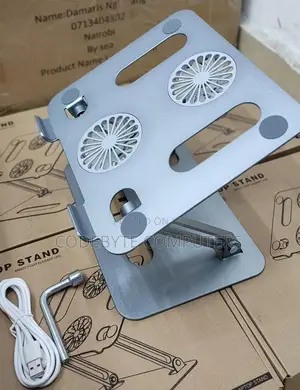 Laptop Stand With Fan Aluminum