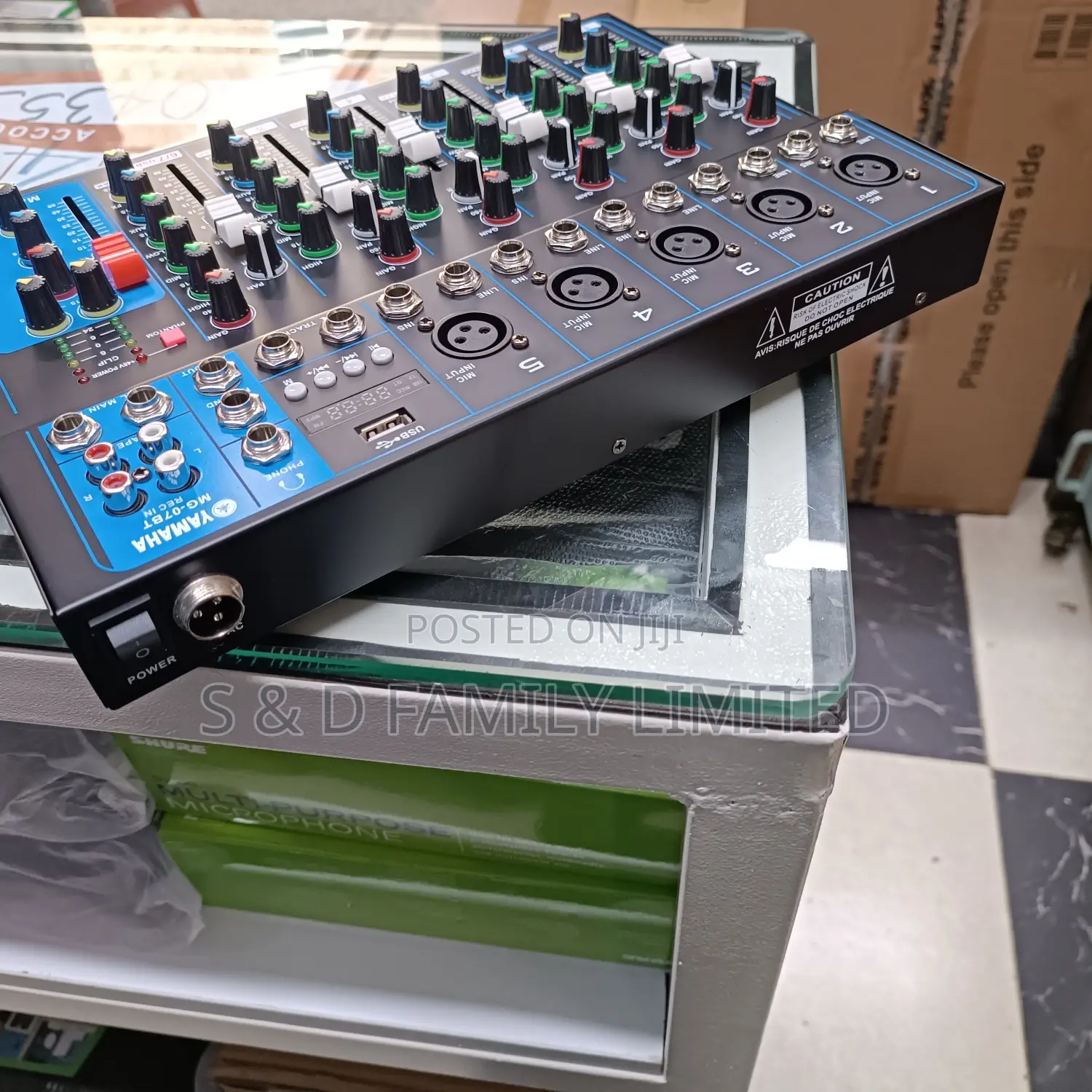 Yamaha MG-07BT 7 Channels Plain Mixer