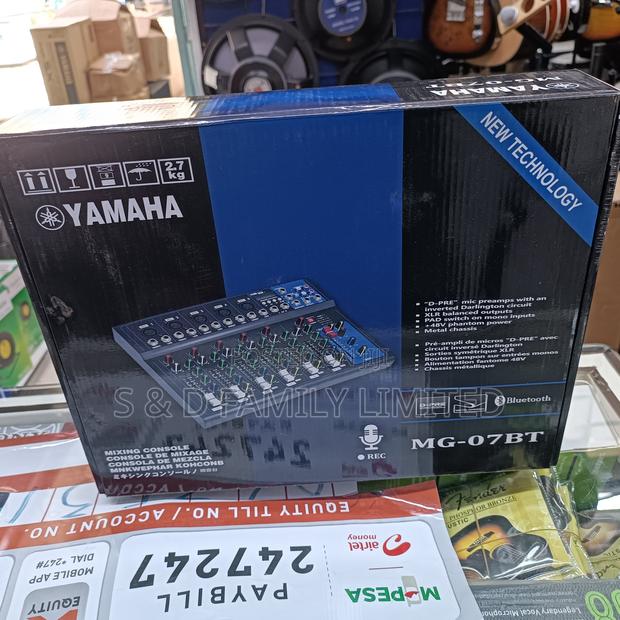 Yamaha MG-07BT 7 Channels Plain Mixer - thumbnail 4