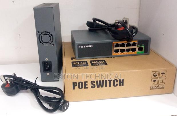 8 Port Fast Ethernet Unmanaged POE Switch - main view