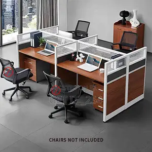 Office Workstation:
4-Way Workstation 
(Chairs Exclusive)