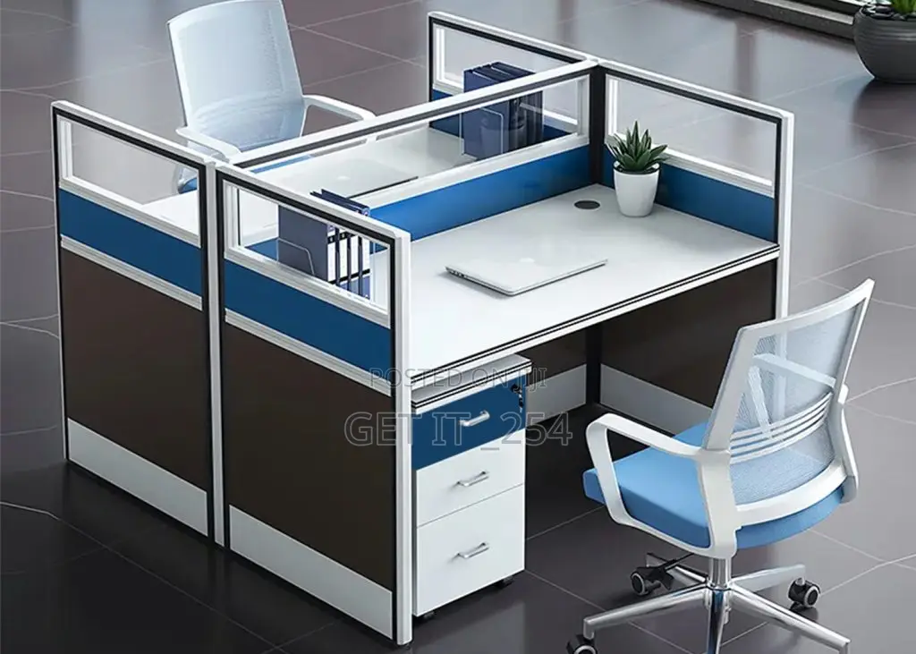 Office Workstation:
2-Way Workstation 
(Chairs Exclusive)