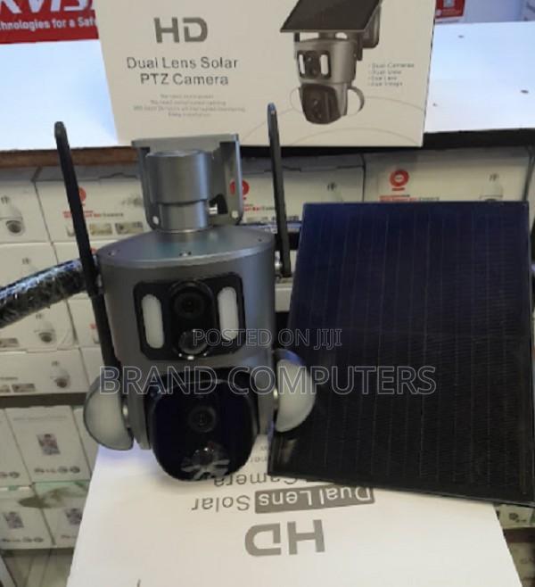 10X Optical Zoom Dual Lens 4MP Ubox Wireless Solar Camera