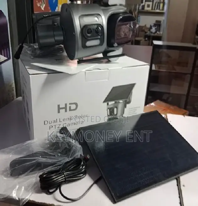 PTZ Solar Camera, 4G Double Lens PTZ Simcard Smart Camera