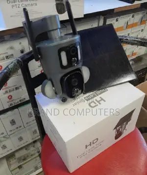 4G Dual Lens PTZ Solar Camera Accept All Sim Cards Ubox App