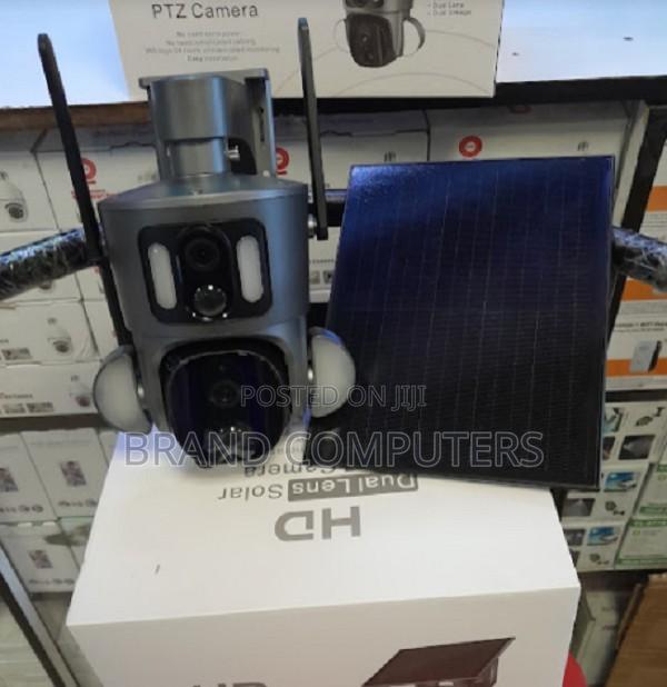 4G Simcard UBOX 4G Solar PTZ Camera Dual Lens Outdoor