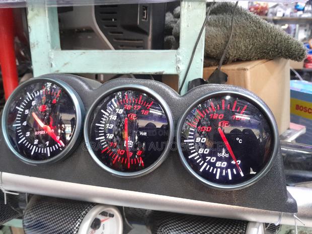 RPM Gauge , Oil Temperature Gauge ,Water Temperature Gauge