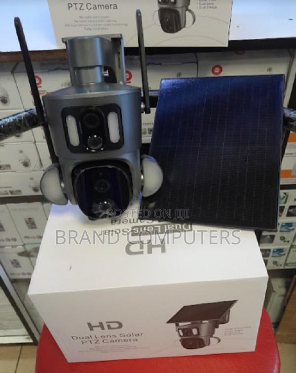 Dual Lens Solar CCTV Camera Solar 4G 3G PTZ CCTV Camera Ubox