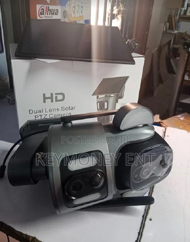 Outdoor Ubox Double Lens PTZ 4G Simcard Camera 4MP
