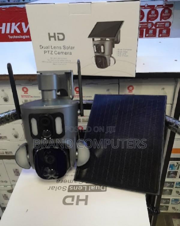 /Dual Lens UBOX Solar CCTV 4G Ubox Solar PTZ Cameras