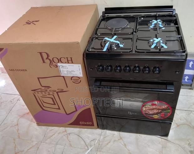 Roch Black 60×60 Standing 3+1 Cooker