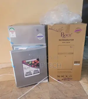 Roch RFR-110d-B Double Door Fridge, 85l - Silver
