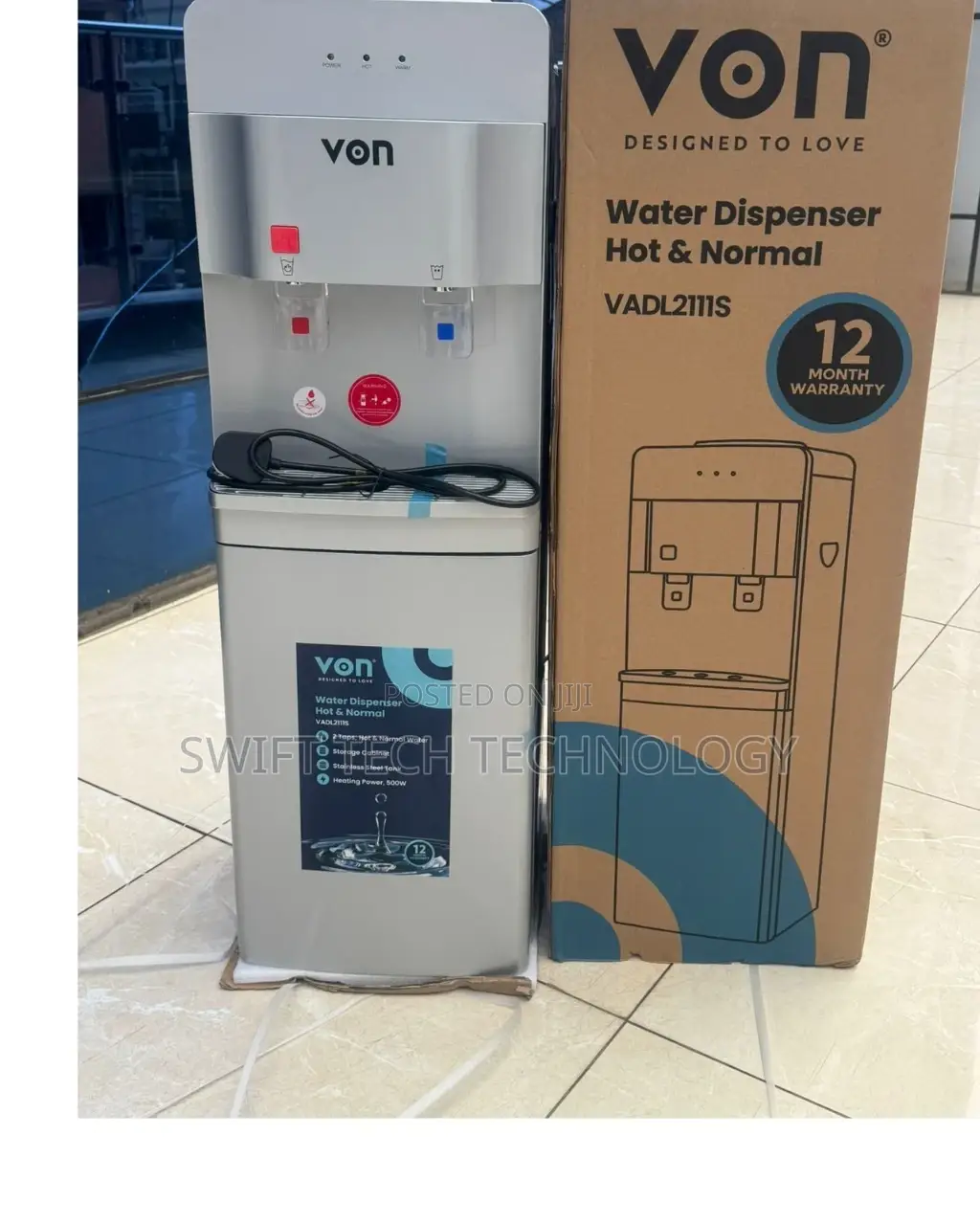Water Dispenser ,Water Dispenser Von 2taps Silver