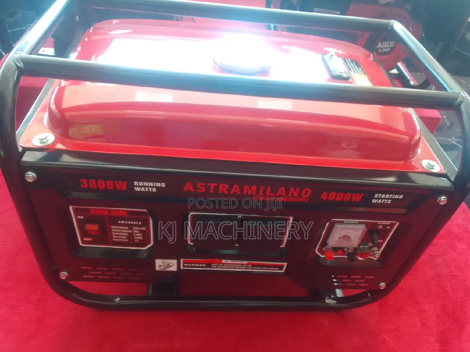 Astramilano Petrol Powered Generator 3kva Quality Brand