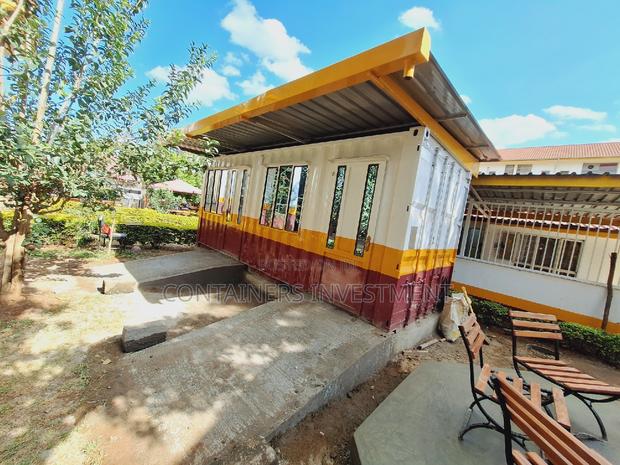 20ft Container Office Exterior and Interior - main view