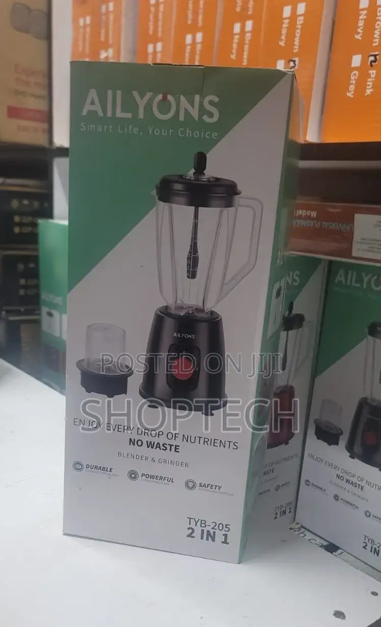 AILYONS Blender 2 in 1 With Grinder Machine 1.5L