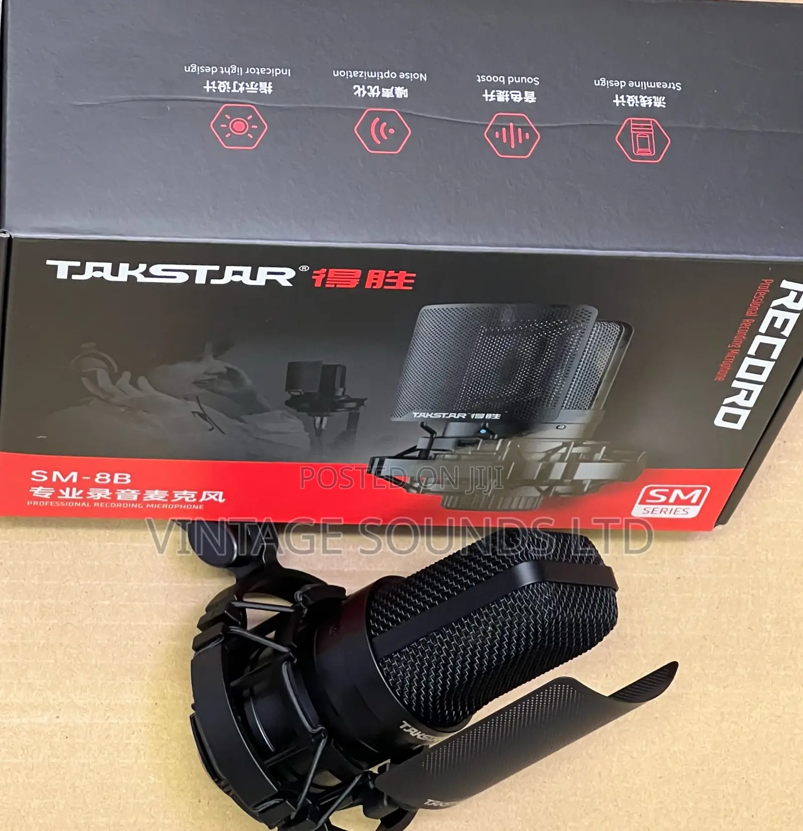 Takstar Sm-8b 2nd Gen Condenser Studio Musicians Microphone