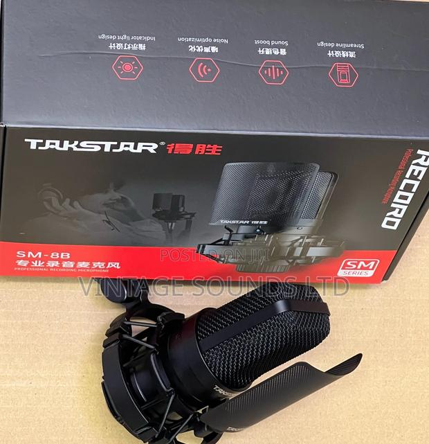 Takstar Sm-8b 2nd Gen Condenser Studio Musicians Microphone
