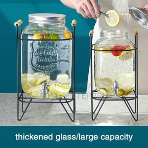 Glass Beverage Dispenser/Juice Dispenser