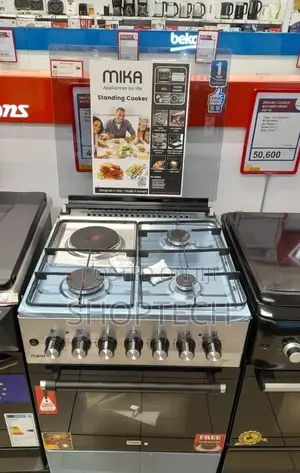 Mika 60*60 3+1 Standing Cooker With Electric Oven