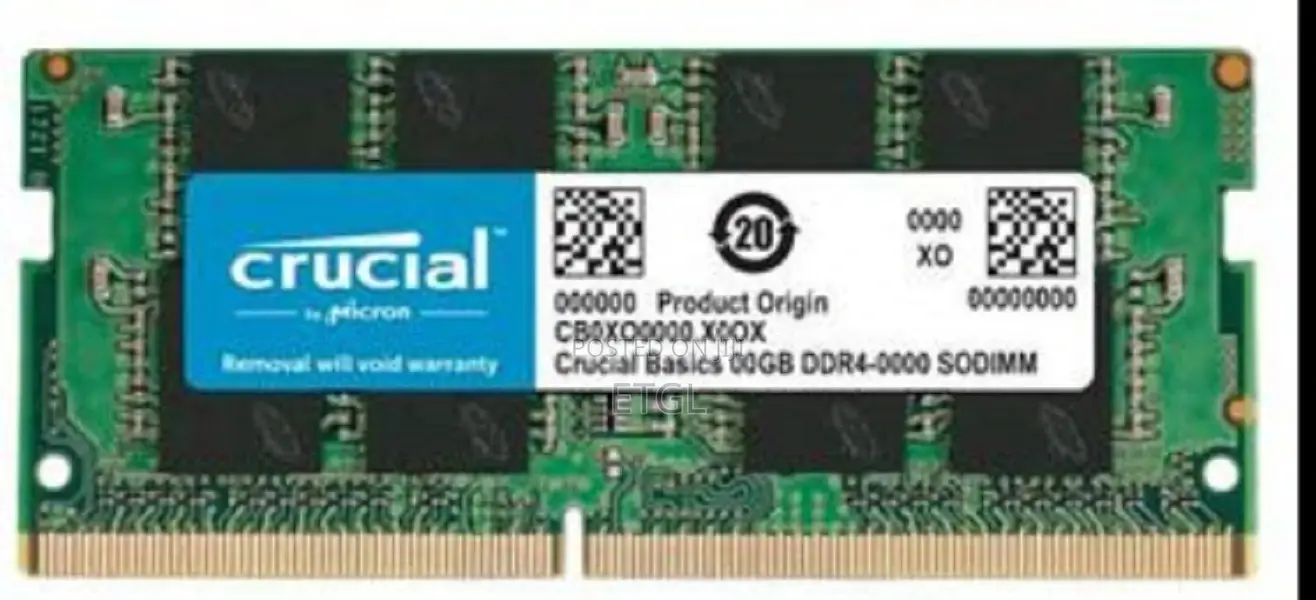 Crucial Laptop RAM DDR4 8GB 2666