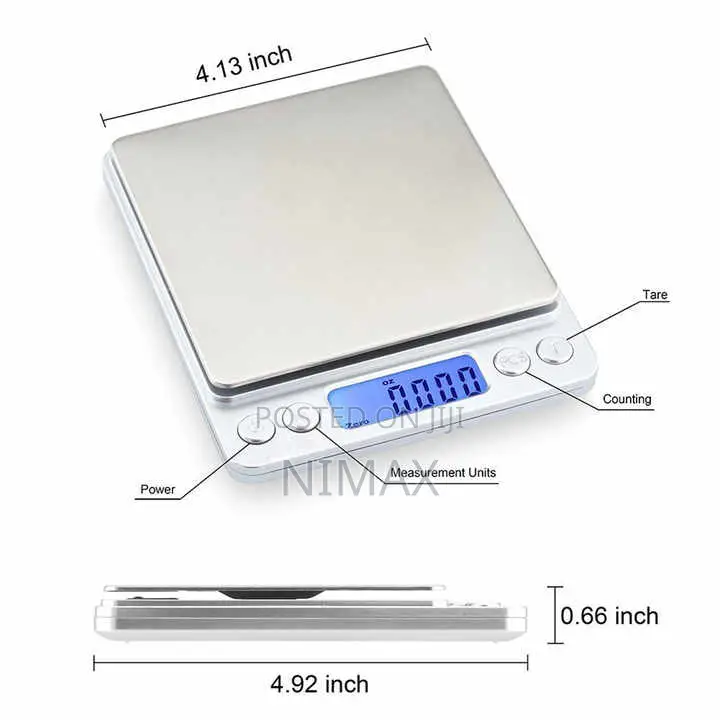Jewelry Pocket Scale 500gms X 0.01gms
