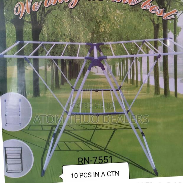 Purple High Quality Portable Assembled Cloth Rack
