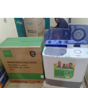 10 Kg Syinix Top Load Twin Tub Washing Machine-White
