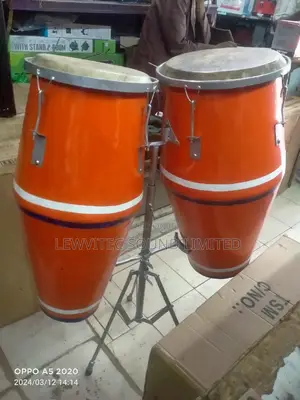 Orange Striped Drums