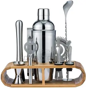 Cocktail Shaker Set With Tray