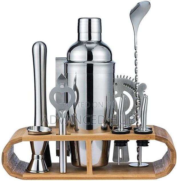 Cocktail Shaker Set With Tray - thumbnail 2