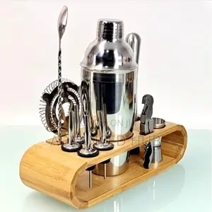 Cocktail Shaker Set With Tray