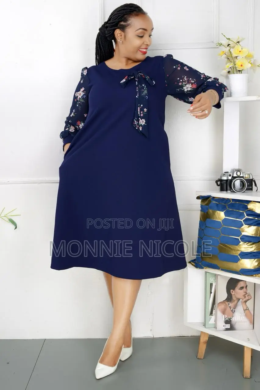 Ivy Navy Blue Shift Dress/Official Maternity Dress/Mother's