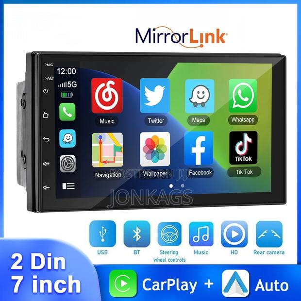 Car Stereo 7 Inches With Apple Carplay/Android Auto