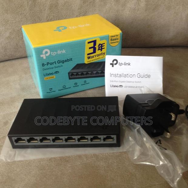 8 Port Gigabit Desktop Switch LS1008G - thumbnail 3
