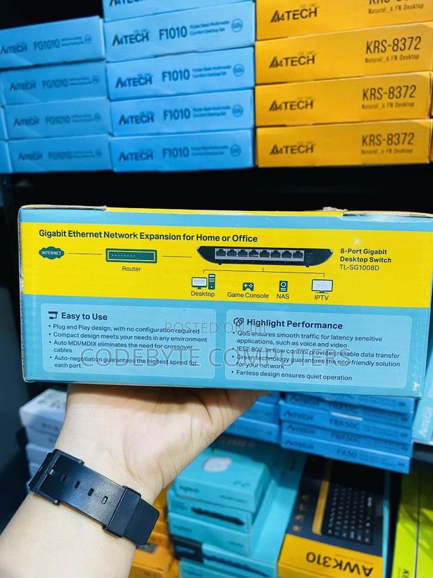 Tp-Link Tl-Sg1008d 8-Port Desktop Switch - thumbnail 3