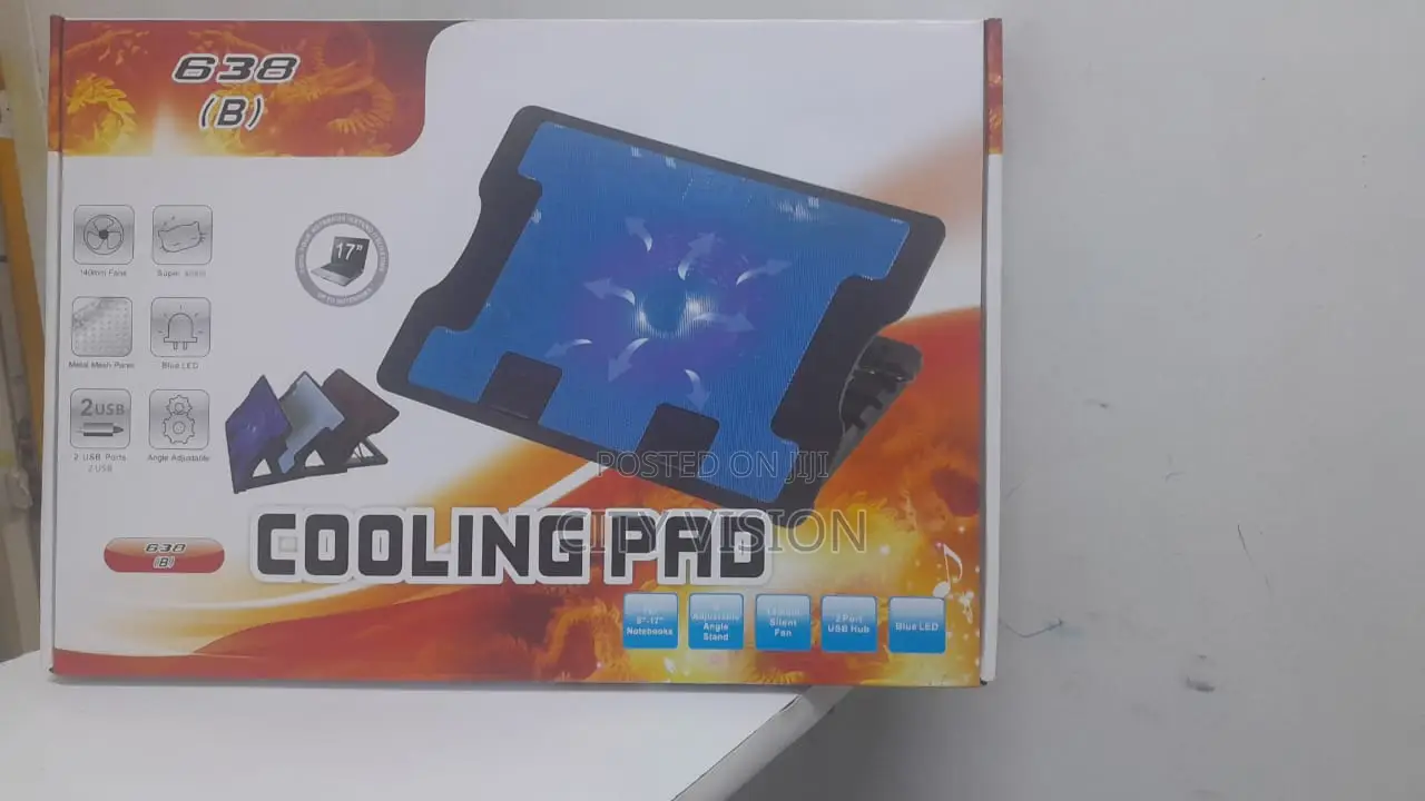 Notebook Cooling Pad 638 B^°°Laptop Stand With a Cooling Pas