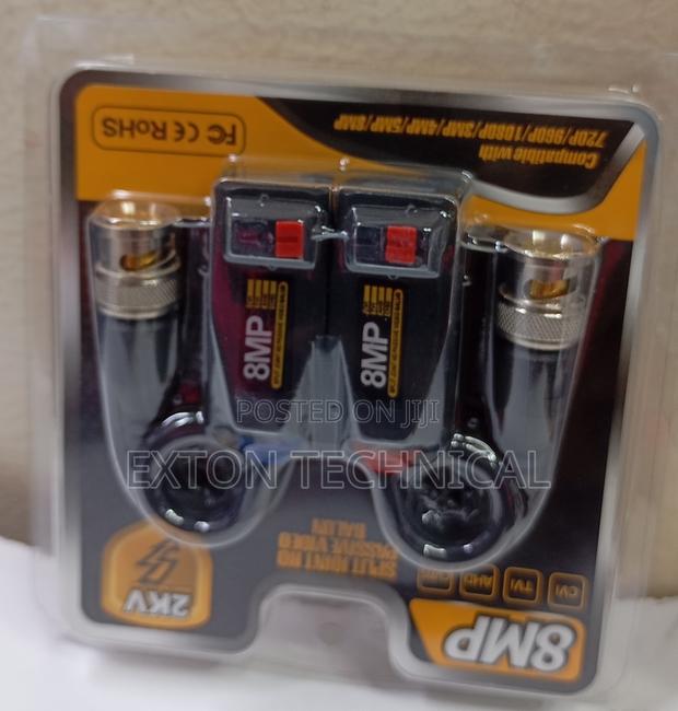 One Pair Video Balun 8MP Single Channel