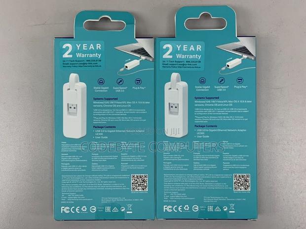 Tp-link Usb 3.0 To Gigabit Superspeed Ethernet Adapter Ue300 - thumbnail 2