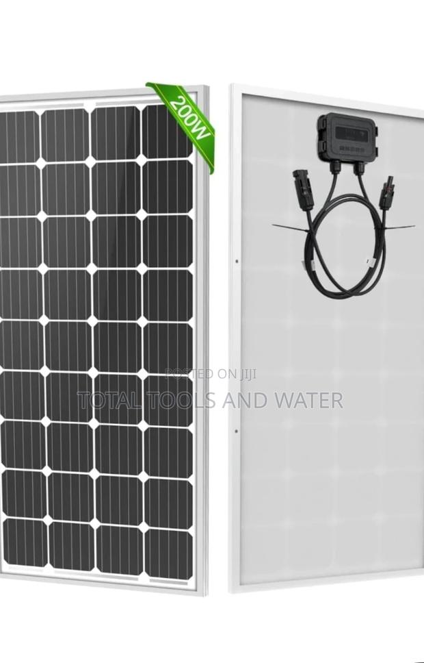 Monocrystaline 200W Solar Panel 12V - main view