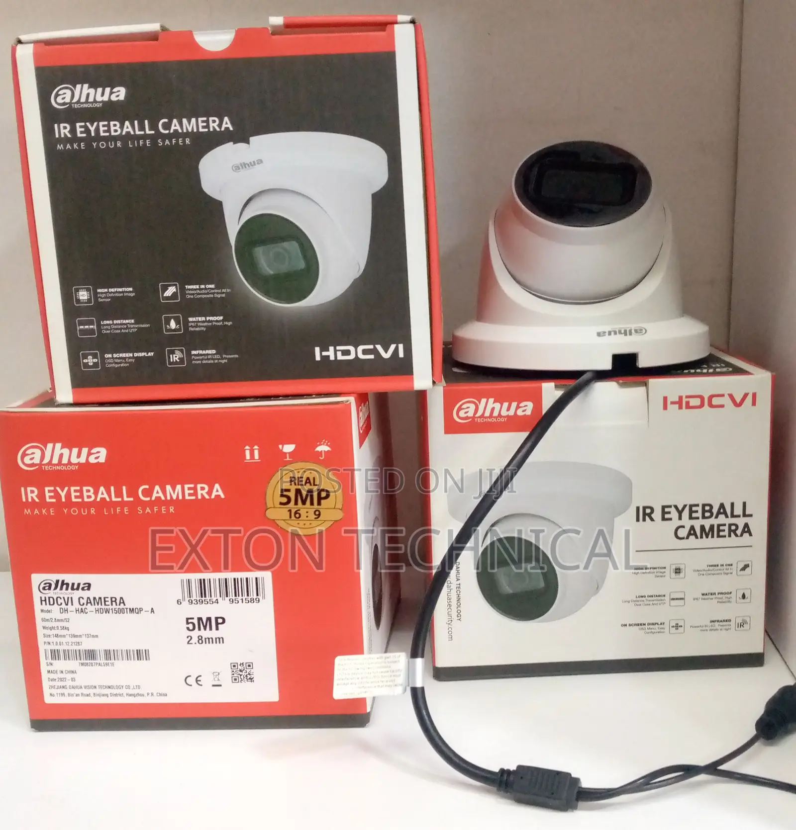 Infrared Dahua Dome Camera 5mp