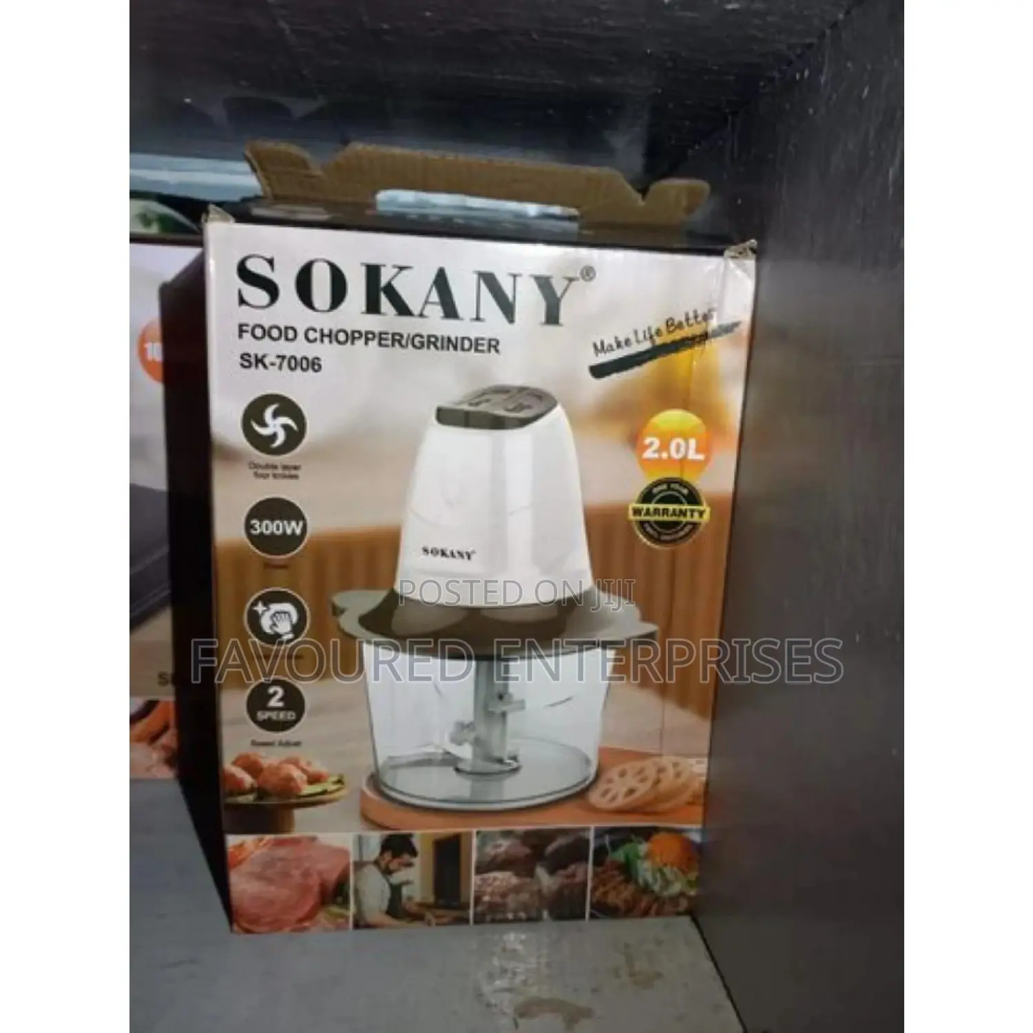 Sokany Electric Food Chopper, Meat Grinder and Shredder .