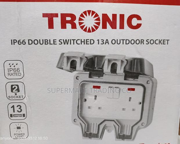 Tronic Double Switched 13A Outdoor Socket - main view