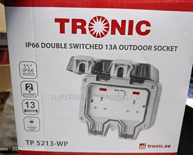 Tronic Double Switched 13A Outdoor Socket - thumbnail 4