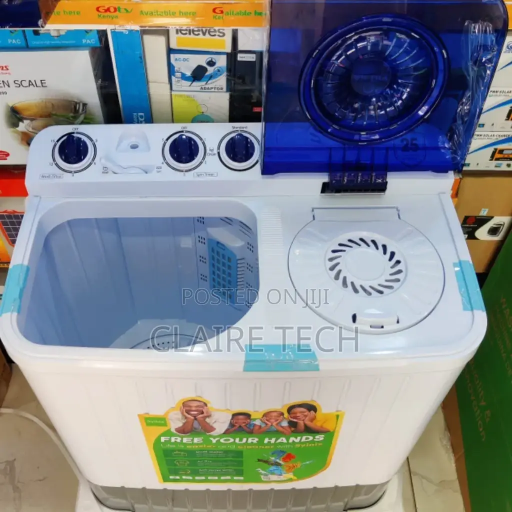 Syinix 10kg Twin Tub Washing Machine-Semi Automatic