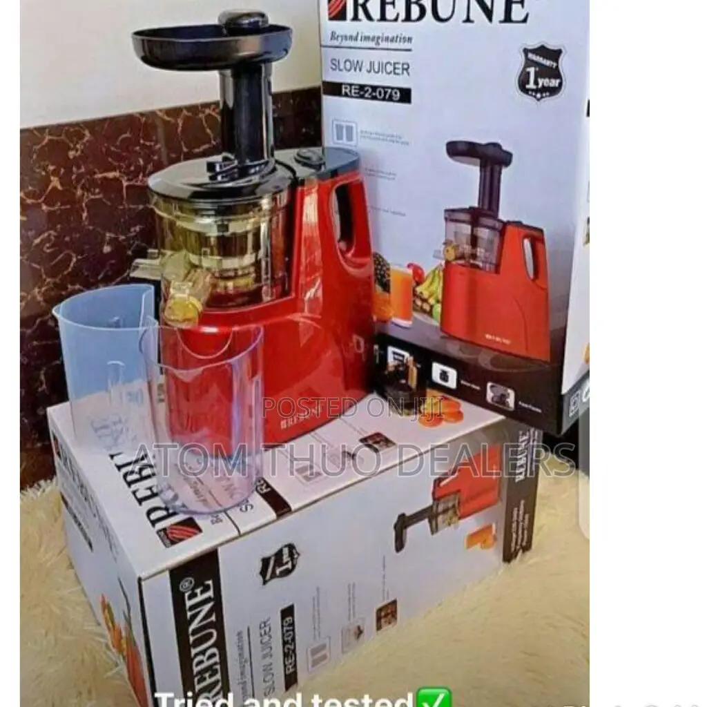 Red Rebune Slow Juicer