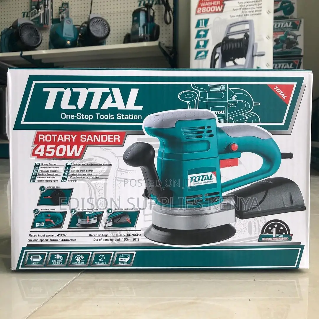 Rotary Sander Total Rotary Sander 450 Watts Orbital Sanders